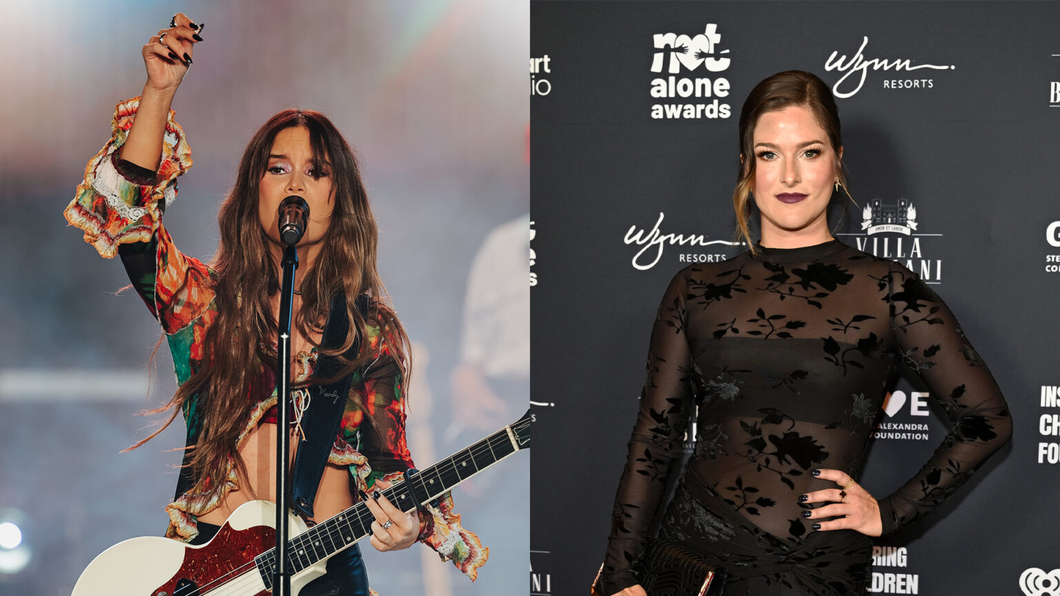 Maren Morris semble confirmer sa relation avec Cassadee Pope après le week-end du mariage de Taylor Swift Logo