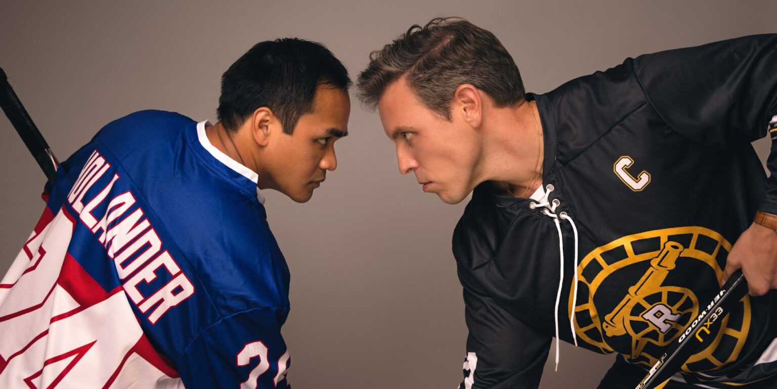 Rivalité passionnée : Shane et Ilya de la parodie musicale s'assoient pour une conversation affectueuse Heated Rivalry: The Musical Parody