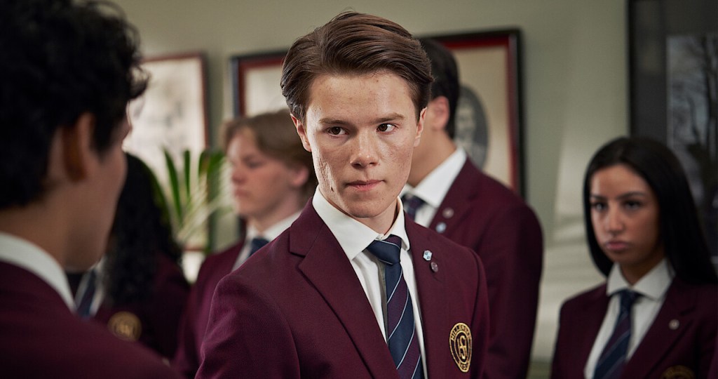 Edvin Ryding dans le rôle du prince Wilhelm dans Young Royals.