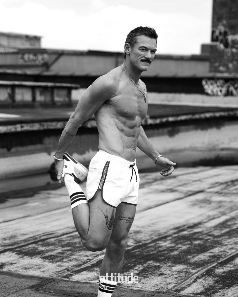 Luke Evans photographié par Taylor Miller pour le magazine Attitude