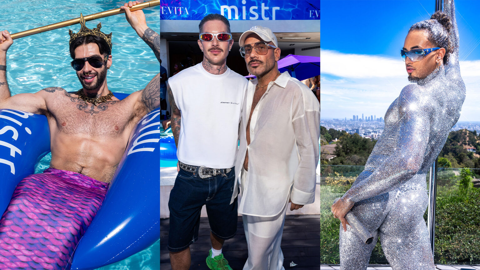 Comment EVITA et MISTR ont envahi un manoir d'Hollywood Hills pour la fête au bord de la piscine la plus folle de l'été Logo