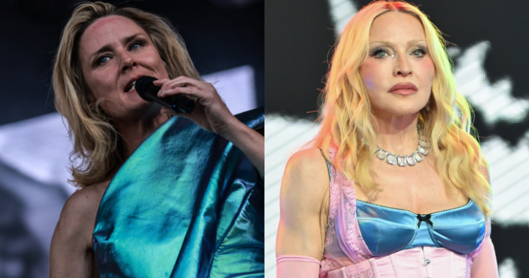 Róisín Murphy reproche à Madonna d'être une alliée trans Róisín Murphy (à gauche) conteste Madonna (à droite) parce qu'elle est une alliée trans (Getty)