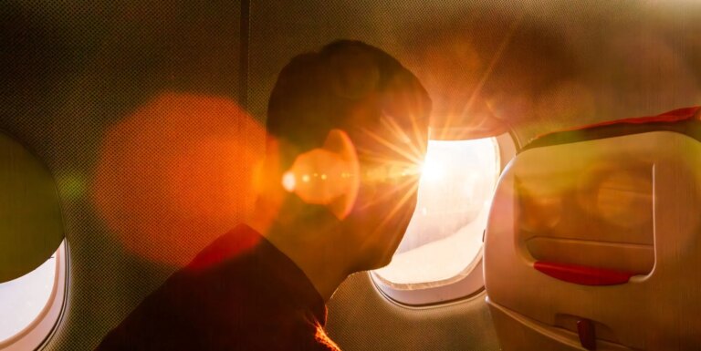 Un homme collé sur un siège d'avion après une tirade raciste et homophobe man on plane