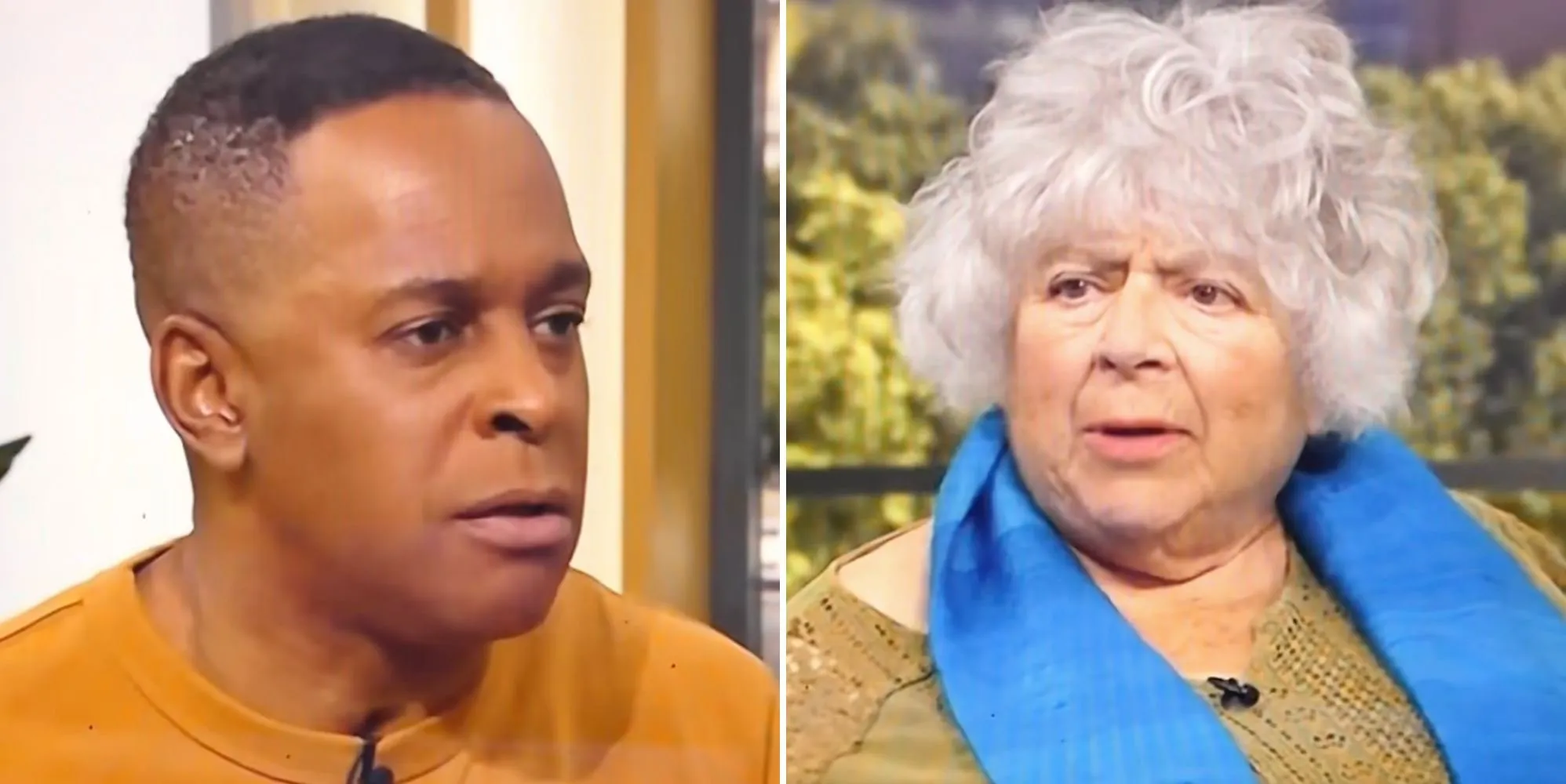 Andi Peters et Miriam Margolyes dans Ce matin
