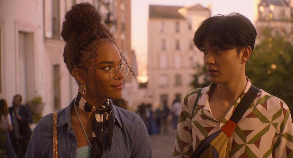 Yasmin Finney et William Gao dans Heartstopper