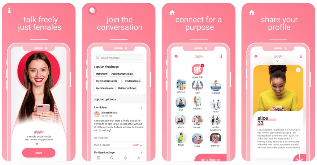 Captures d'écran de l'application Giggle for Girls