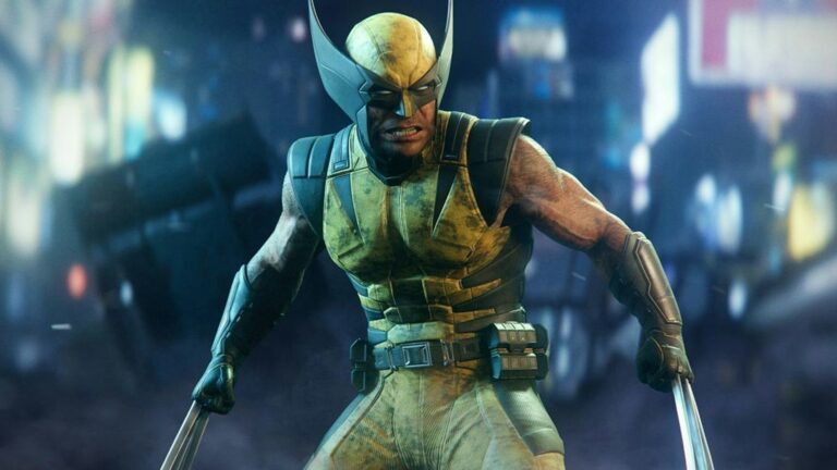Wolverine est-il gay dans le nouveau jeu vidéo PS5 ? Marvel’s Wolverine game still of Wolverine mid-fight in yellow roughed up suit