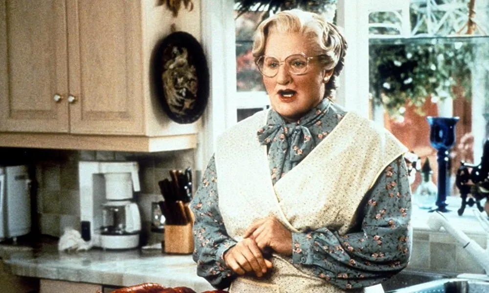 Robin Williams dans le film original Mrs Doubtfire