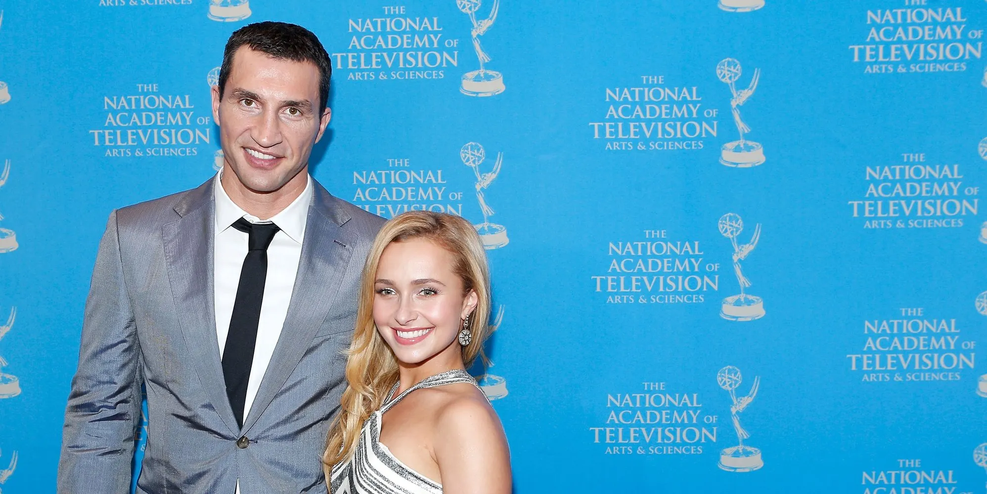 Le boxeur Wladimir Klitschko et l'actrice/mannequin Hayden Panettiere assistent à la 34e réception annuelle des Sports Emmy Awards au Frederick P. Rose Hall, Jazz at Lincoln Center