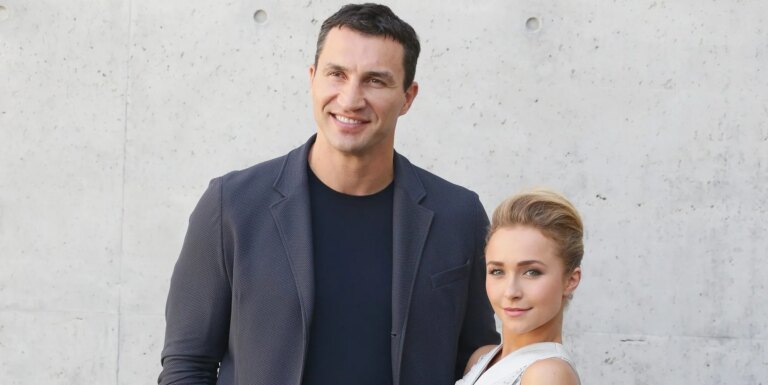 Wladimir Klitschko, l'ex-fiancé de Hayden Panettiere, demande la tutelle temporaire de sa succession Hayden Panettiere and Wladimir Klitschko attend the Giorgio Armani show during Milan Menswear Fashion Week Spring Summer 2014