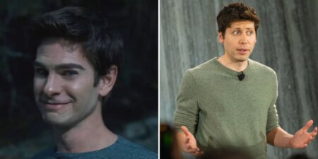 Andrew Garfield plays Sam Altman in Artificial