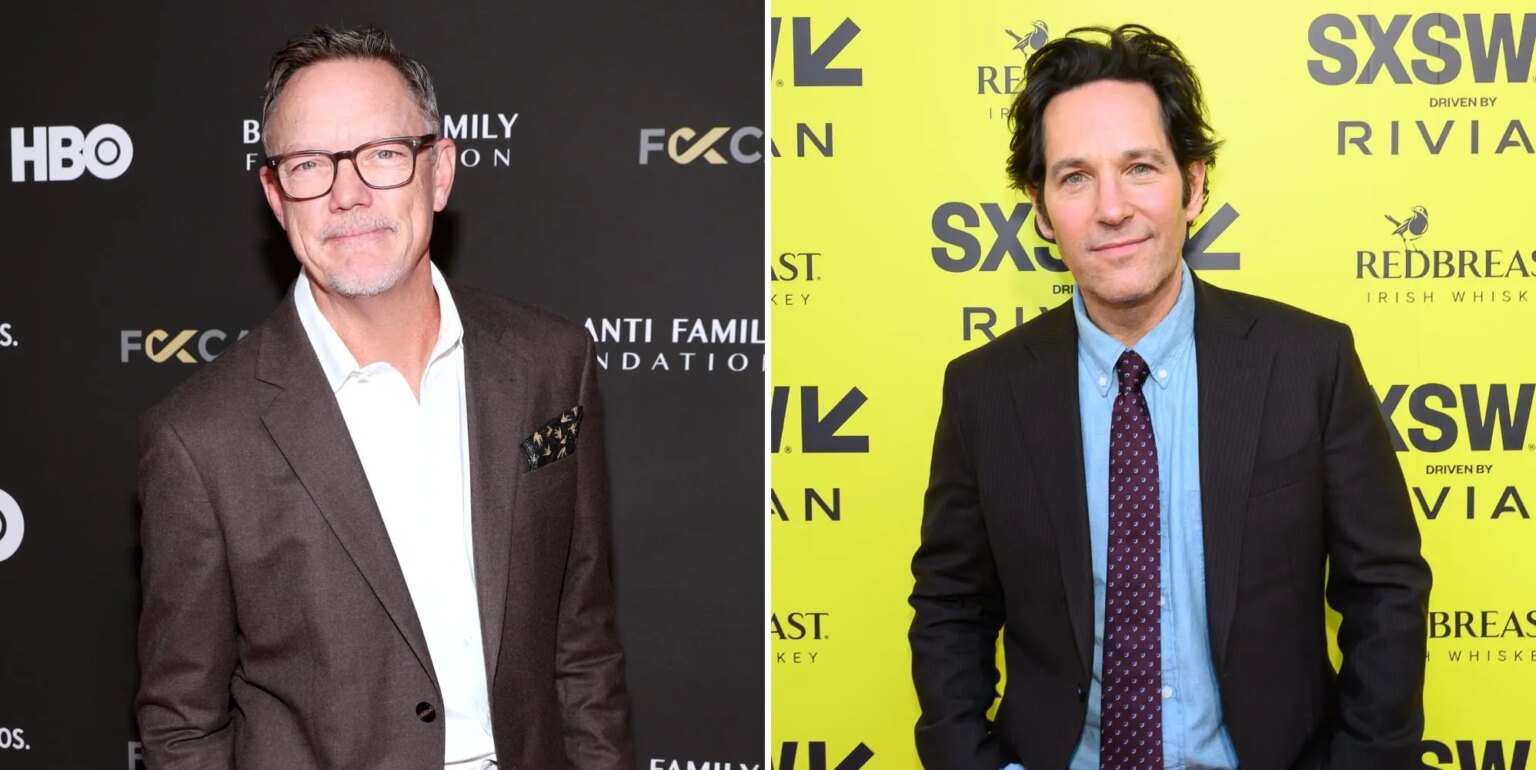 Matthew Lillard dit qu'il a vécu « dans l'ombre de Paul Rudd » alors qu'Hollywood le veut « fringant » Matthew Lillard and Paul Rudd