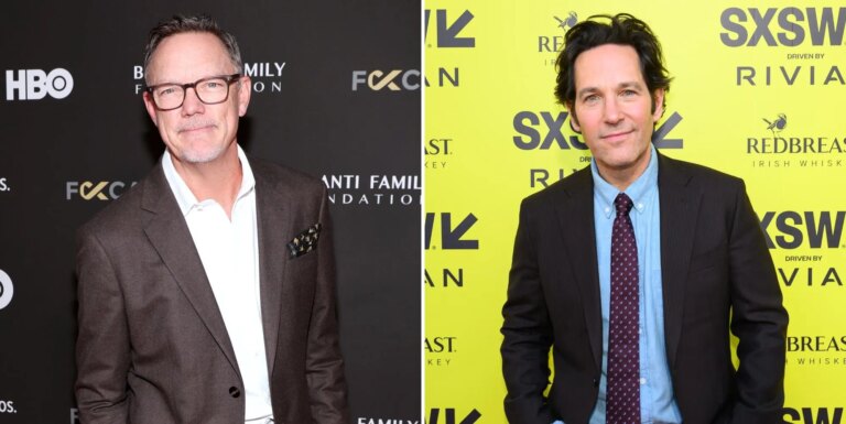 Matthew Lillard dit qu'il a vécu « dans l'ombre de Paul Rudd » alors qu'Hollywood le veut « fringant » Matthew Lillard and Paul Rudd