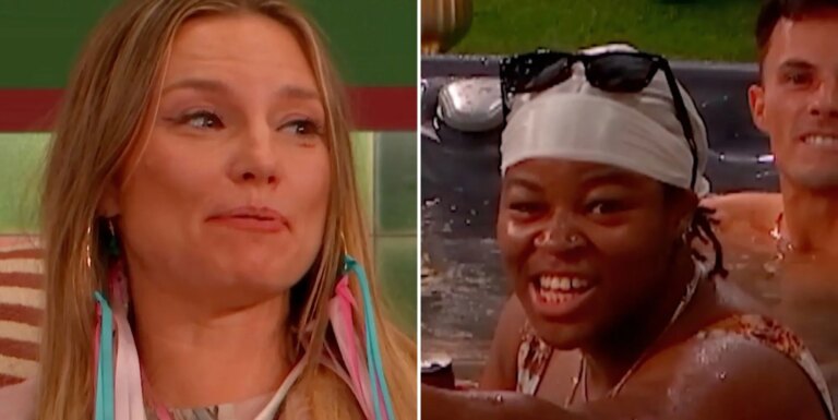 La star bisexuelle de Big Brother, Twinks, dit qu'elle est une « tourneuse » alors qu'elle « fait paniquer Pauline gay » Twinks flirts with Pauline in Big Brother
