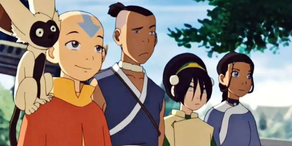 Aang, Sokka, Toph et Katara